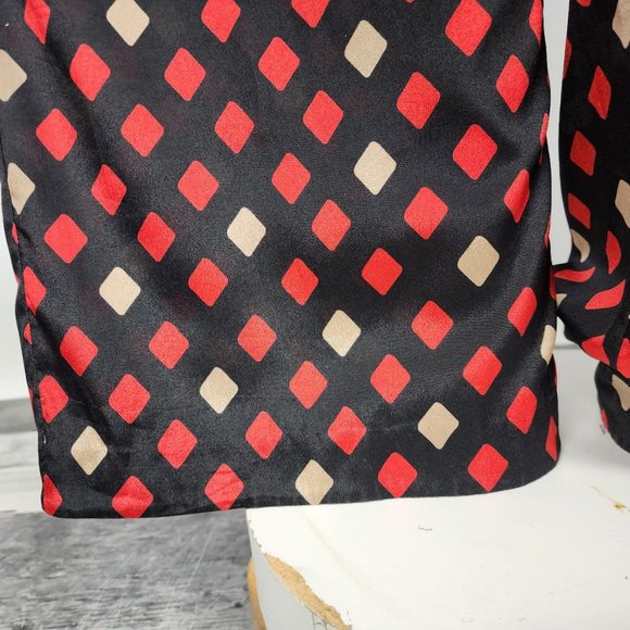 Venus Red & Black Wide Leg Jumpsuit Size M - Picture 5 of 16